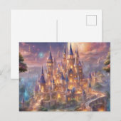 Fairy Tale Dreams Feiertagspostkarte (Vorne/Hinten)