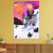 Fairy Tale Fantasy Light of Hope Winter Traumkunst Leinwanddruck (Insitu (Wohnzimmer))