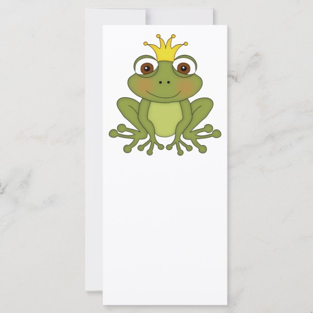 Fairy Tale Frog Prinz mit Kronen (Vorderseite)