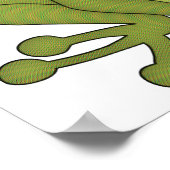 Fairy Tale Frog Prinz mit Kronen Poster (Ecke)