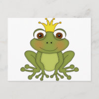 Fairy Tale Frog Prinz mit Kronen