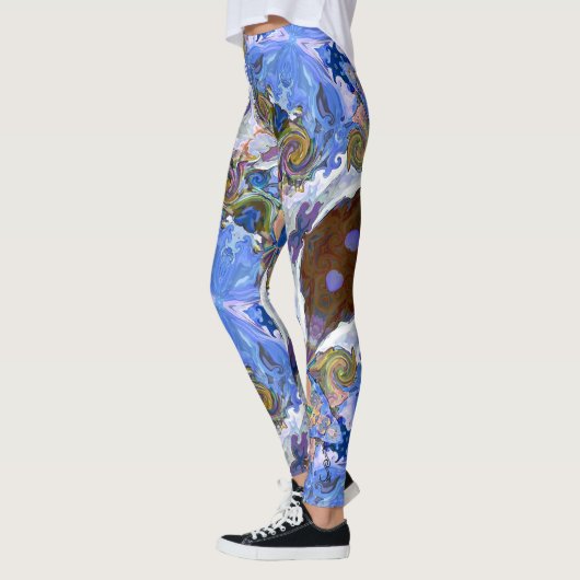 Fairy Tale Hearts Blue Leggings (Links)