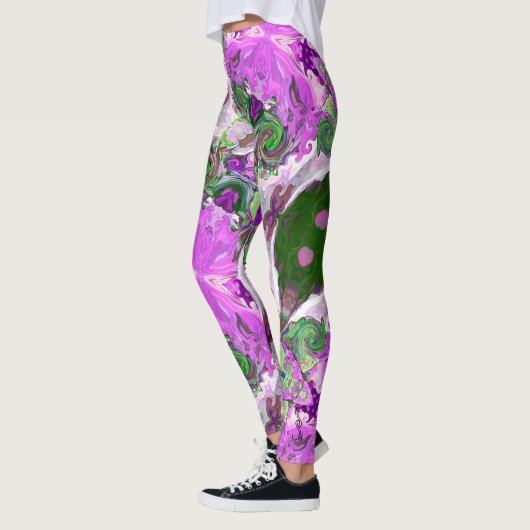 Fairy Tale Hearts Pink Leggings (Links)