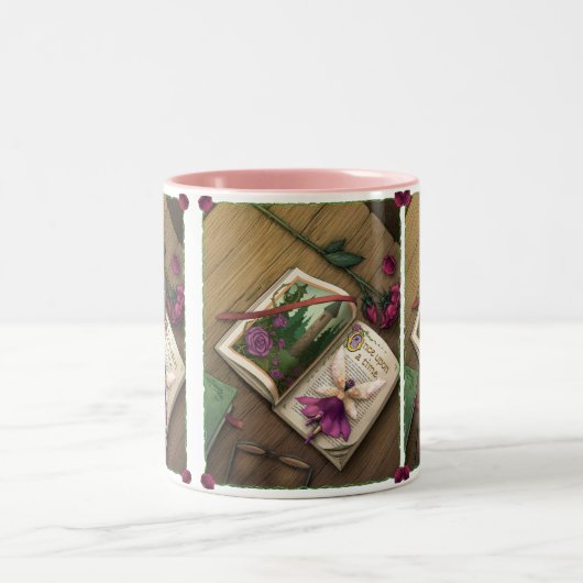 Fairy Tale II Zweifarbige Tasse (Mittel)