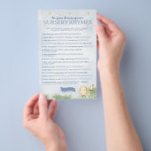 Fairy Tale Kinderzimmer Rhyme Baby Showspiel Flyer (Handgriff)