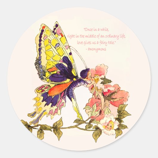 Fairy Tale Kiss Stickers (Vorderseite)