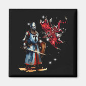 Fairy Tale Knight Children's Knight Armor Fairy Ta Magnet (Vorne)