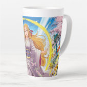 "Fairy Tale Latte Tasse - Das verzauberte Design f (Rechte Ecke)