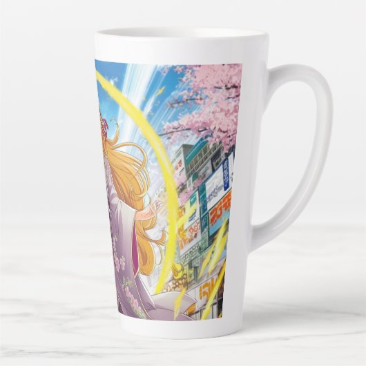 "Fairy Tale Latte Tasse - Das verzauberte Design f (Rechts)