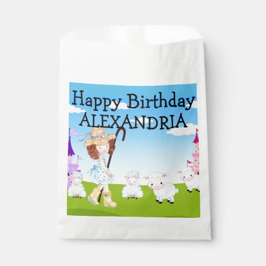 Fairy Tale Little Bo Peep Sheep Geschenktütchen (Vorderseite)