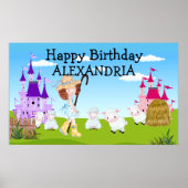 Fairy Tale Little Bo Peep Sheep Poster (Vorne)