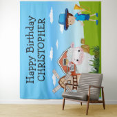 Fairy Tale Little BOY BLUE Wandteppich (Beispiel)