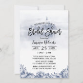 Fairy Tale Misty Vintages florales Brautparty Einladung (Vorderseite)