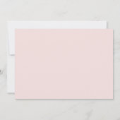 Fairy Tale Misty Vintages florales Brautparty Einladung (Rückseite)