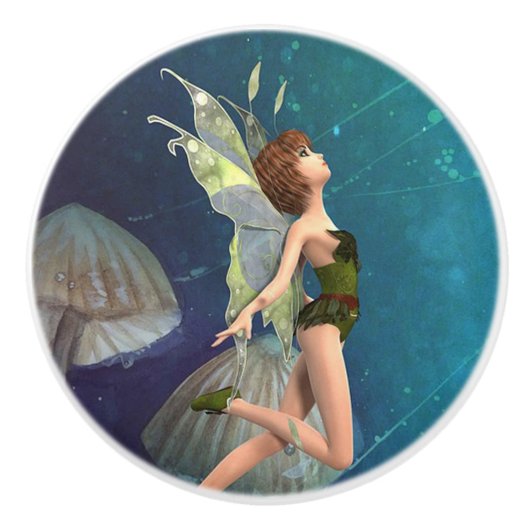 Fairy Tale Mystical Knob Keramikknauf (Vorderseite)