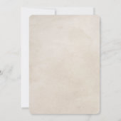 Fairy Tale Party Burg im Wald Einladung (Rückseite)