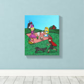 Fairy Tale Picnic Leinwanddruck (Insitu (Holzboden))