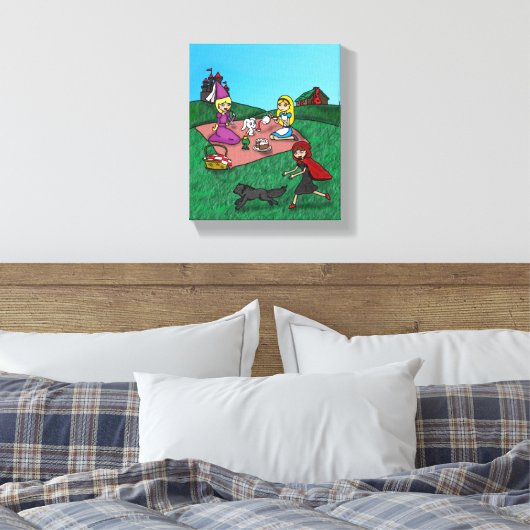 Fairy Tale Picnic Leinwanddruck (Insitu (Schlafzimmer))