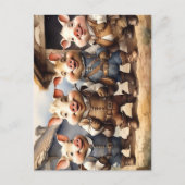 Fairy Tale Pigs Postkarte (Vorderseite)