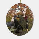 Fairy Tale Prince Keramik Ornament (Links)