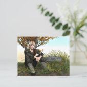 Fairy Tale Prince Postkarte (Stehend Vorderseite)