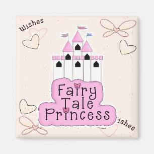 Fairy Tale Princess Burg Design Magnet
