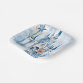 Fairy Tale Princess Burg Wilhelm Tell Pappteller (Gewinkelt)