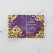 Fairy Tale Princess danke Ihnen Karten (Innenseite)