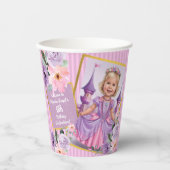 Fairy Tale Princess Keepake - Lilac und Pink Pappbecher (Vorderseite)