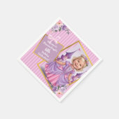 Fairy Tale Princess Keepake - Lilac und Pink Serviette (Ecke)