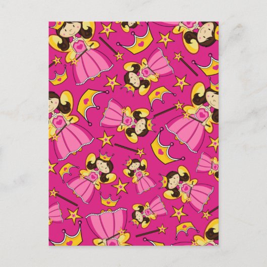 Fairy Tale Princess Postcard Postkarte (Vorderseite)