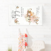 Fairy Tale Pumpkin Fall Baby Dusche Willkommen Banner (Insitu)