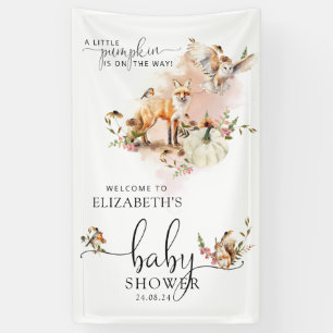 Fairy Tale Pumpkin Fall Baby Dusche Willkommen Banner