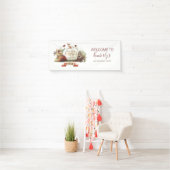 Fairy Tale Pumpkin Fall Birthday Party Banner (Insitu)