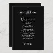 Fairy Tale Quinceanera Einladung (Vorne/Hinten)