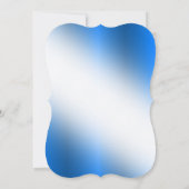 Fairy Tale Quinceanera Sapphire Sparkle Castle Inv Einladung (Rückseite)