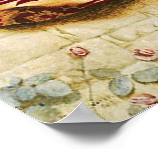 Fairy Tale Rapunzel Fine Art Print Poster (Ecke)