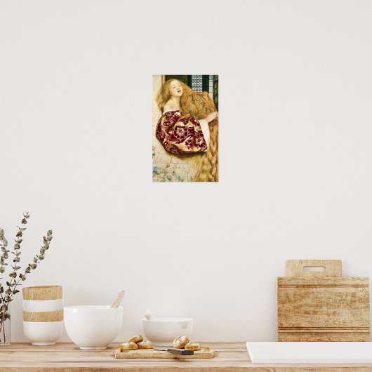 Fairy Tale Rapunzel Fine Art Print Poster (Küche)