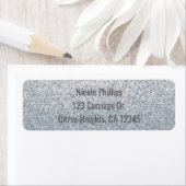 Fairy Tale Silver Glitzer Sparkle Party Einladung (Insitu)