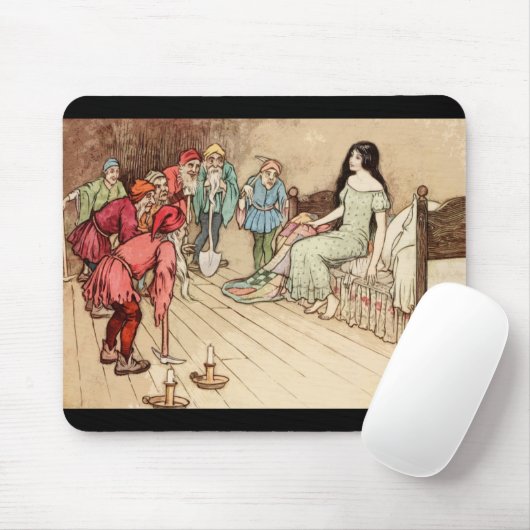 Fairy Tale Snow White Mousepad (Mit Mouse)