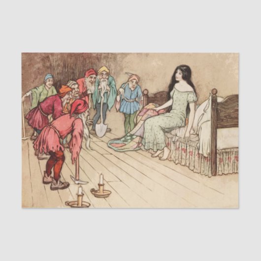 Fairy Tale Snow White Seidenpapier (Vorderseite)