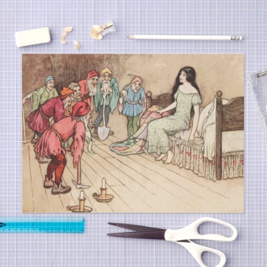 Fairy Tale Snow White Seidenpapier