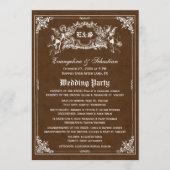 Fairy Tale Storybook Wedding Programs Programm (Vorderseite)