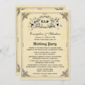 Fairy Tale Storybook Wedding Programs Programm (Vorne/Hinten)