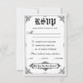 Fairy Tale Storybook Wedding RSVP Cards (Vorderseite)