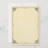 Fairy Tale Storybook Wedding Save the Date Cards (Rückseite)