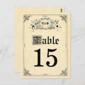 Fairy Tale Storybook Wedding Tischnummern (Vorne/Hinten)