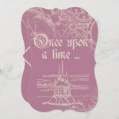 Fairy Tale Themenwelt Der Mensch und die Weintraub Einladung (Vorne/Hinten)