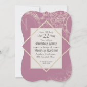 Fairy Tale Themenwelt Der Mensch und die Weintraub Einladung (Rückseite)