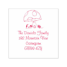 Fairy Tale Toadstool Hausansprache Permastempel